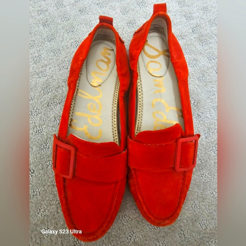 Sam Edelman Red Loafers Women's Size 8.5